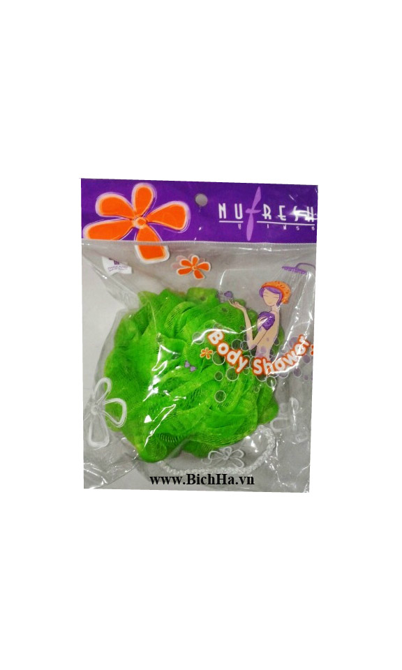 Bông tắm lưới hình tròn thái lan Nu fresh - 423-03