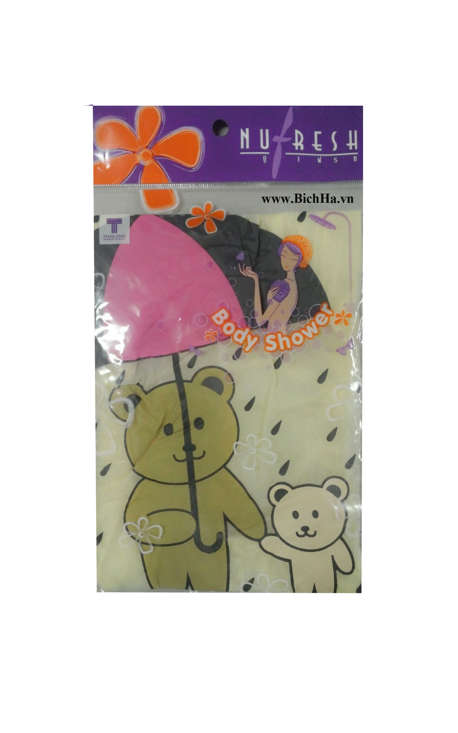 Mũ tắm thái lan Nu fresh(gói 1 cái) - 811