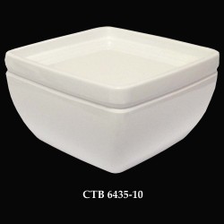 CTBL 6435-10 Bộ tô vuông và nắp 10"(white) - ET