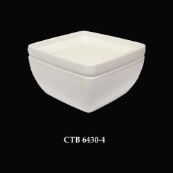 CTBL 6430-4 Bộ Tô vuông và nắp 4"(white) - ET
