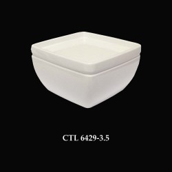 CTBL 6429-3.5 Bộ Tô vuông và nắp 3,5"(white) - ET