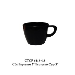 CTCP6416-3 Ly Quai Cà Phê Espresso 3 (Đen) -  ET