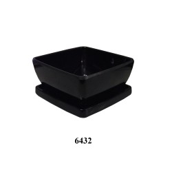CTBL 6432-6 Bộ Tô vuông và nắp 6 inch (black) -  ET