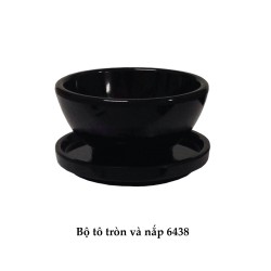 CTBL 6438-5.25 Bộ Tô tròn và nắp 5,25 inch (black) -  ET