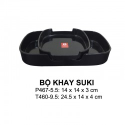 T460-9.5 Khay Suki 9.5 (Đen) - SPW