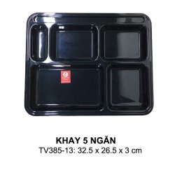 TV385-13 Khay 5 Ngăn + B399:B5563 (Đen) - SPW