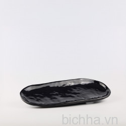 PV114-11 Dĩa oval 11 inch  (Black) - SPW