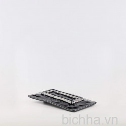 PV123-9 Dĩa chữ nhật 9 inch  (Black) - SPW