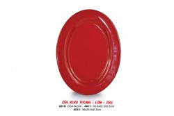 A010 Dĩa xoài trung (Đỏ Đen) - VCP