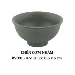 Bv091-4.5 Chén Cơm Nhám 4.5 inch (Dark Grey) - Spw