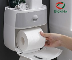 Hộp giấy vệ sinh có ngăn kéo Ecoco 1804 - NH