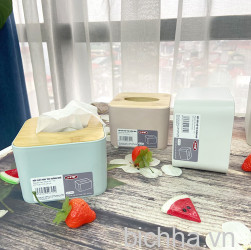 Hộp giấy nắp tre vuông nhỏ 4003 -  SL