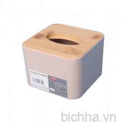 Hộp giấy nắp tre vuông nhỏ 4003 -  SL