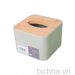 Hộp giấy nắp tre vuông nhỏ 4003 -  SL
