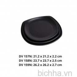Dĩa Vuông Dv 159  - DV159 - Nhám Đen - FTC