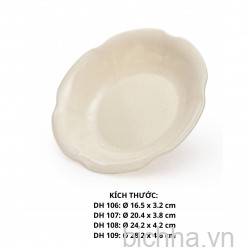 DH109 VD Dĩa DH 109  - VĐ Trắng - FTC