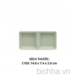 C103 VD Chấm 2 Ngăn Lớn C103 - VĐ  Cát Xanh  - FTC