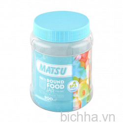 Hũ thực phẩm Matsu tròn 900ml - 8047 - DT