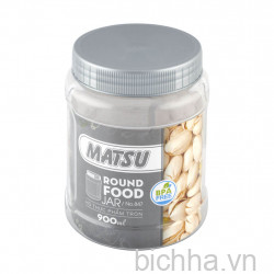 Hũ thực phẩm Matsu tròn 900ml - 8047 - DT