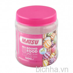 Hũ thực phẩm Matsu tròn 1.400ml - 8048 - DT