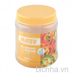 Hũ thực phẩm Matsu tròn 1.400ml - 8048 - DT