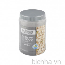 Hũ thực phẩm Matsu tròn 1.800ml - 8049 - DT