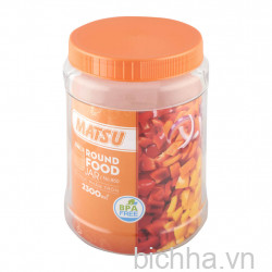 Hũ thực phẩm Matsu tròn 2.300ml - 8050 - DT