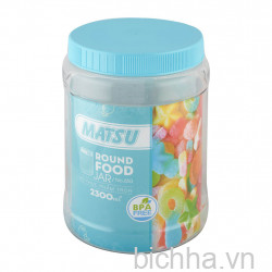 Hũ thực phẩm Matsu tròn 2.300ml - 8050 - DT