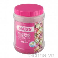 Hũ thực phẩm Matsu tròn 2.300ml - 8050 - DT