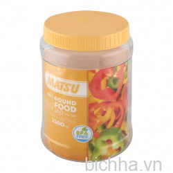 Hũ thực phẩm Matsu tròn 2.300ml - 8050 - DT