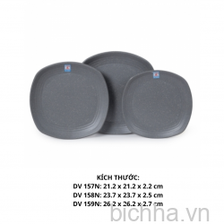 Dĩa Vuông Dv 159  - DV159 - Nhám Xám - FTC