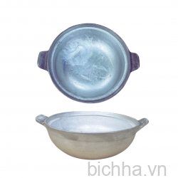 Tộ Gang Số 3 - 18Cm (Trắng Nắp Gang) - NH