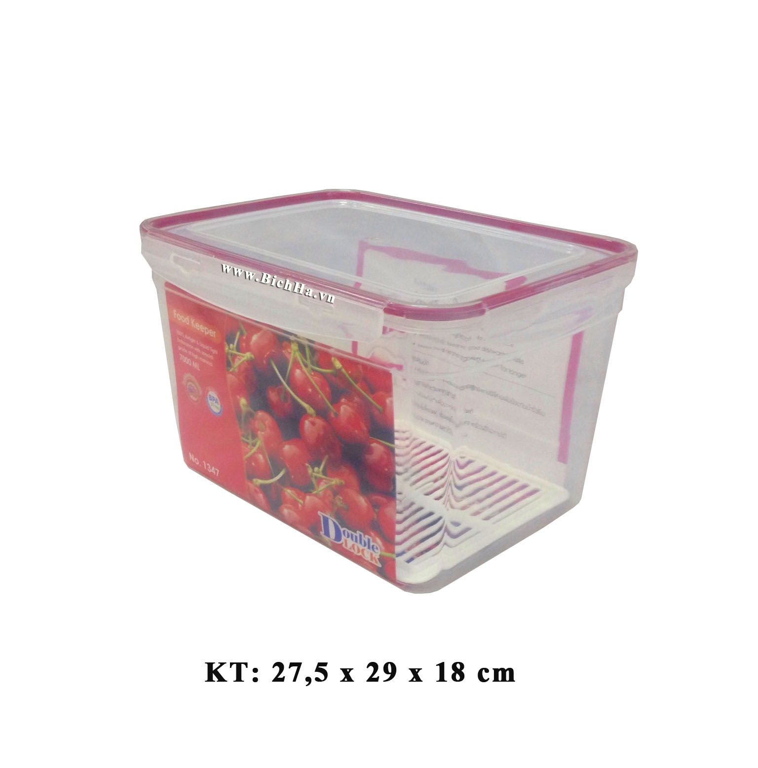 Hộp lạnh chữ nhật có giá lót 7 Lít J1347 Hộp lạnh chữ nhật có giá lót 7 Lít J1347