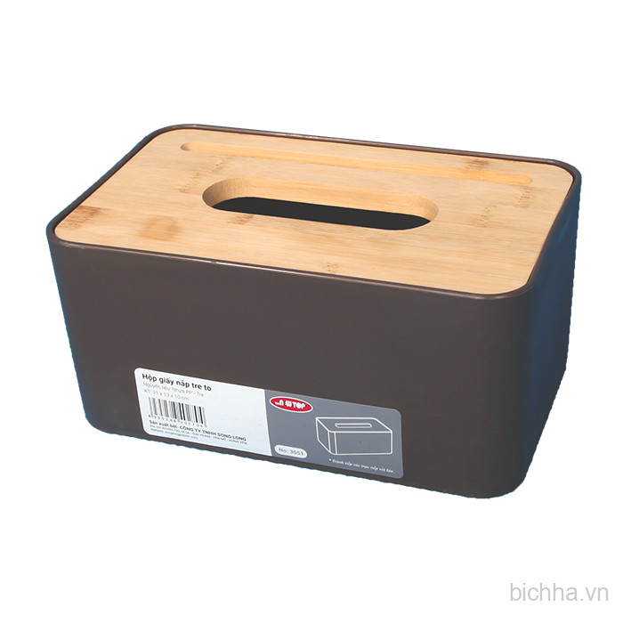 Hộp giấy nắp tre 3051 -  SL