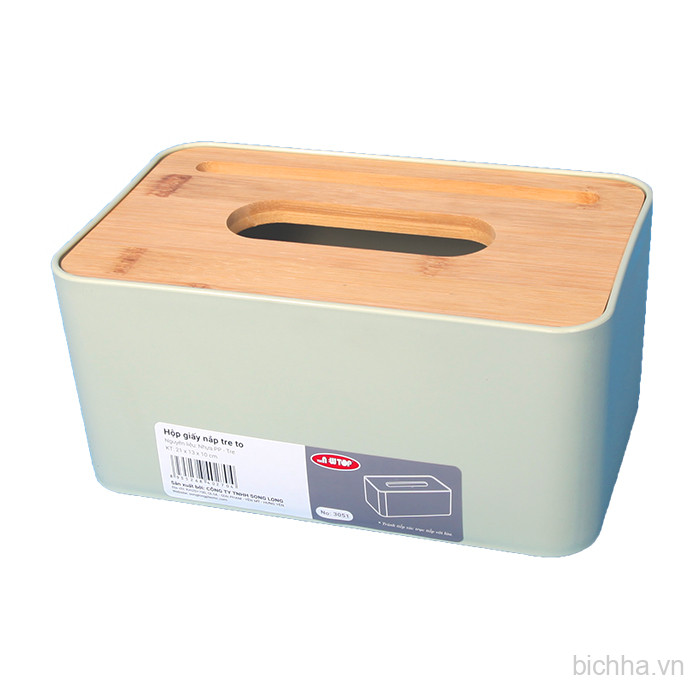 Hộp giấy nắp tre 3051 -  SL