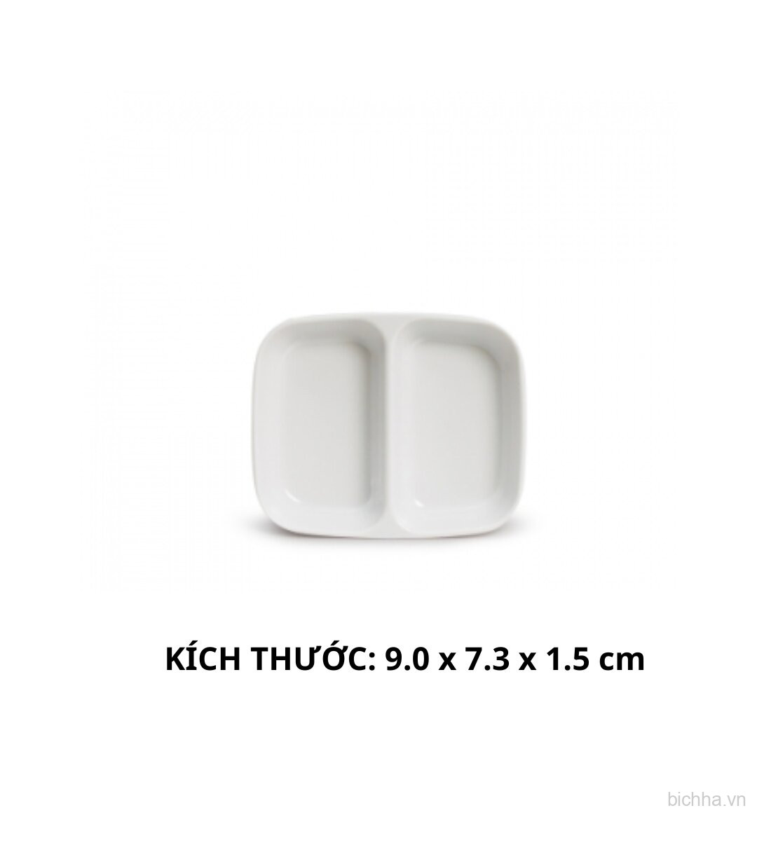 C101 VD Dĩa Tương C101( 2 Ngăn ) - VĐ Trắng - FTC
