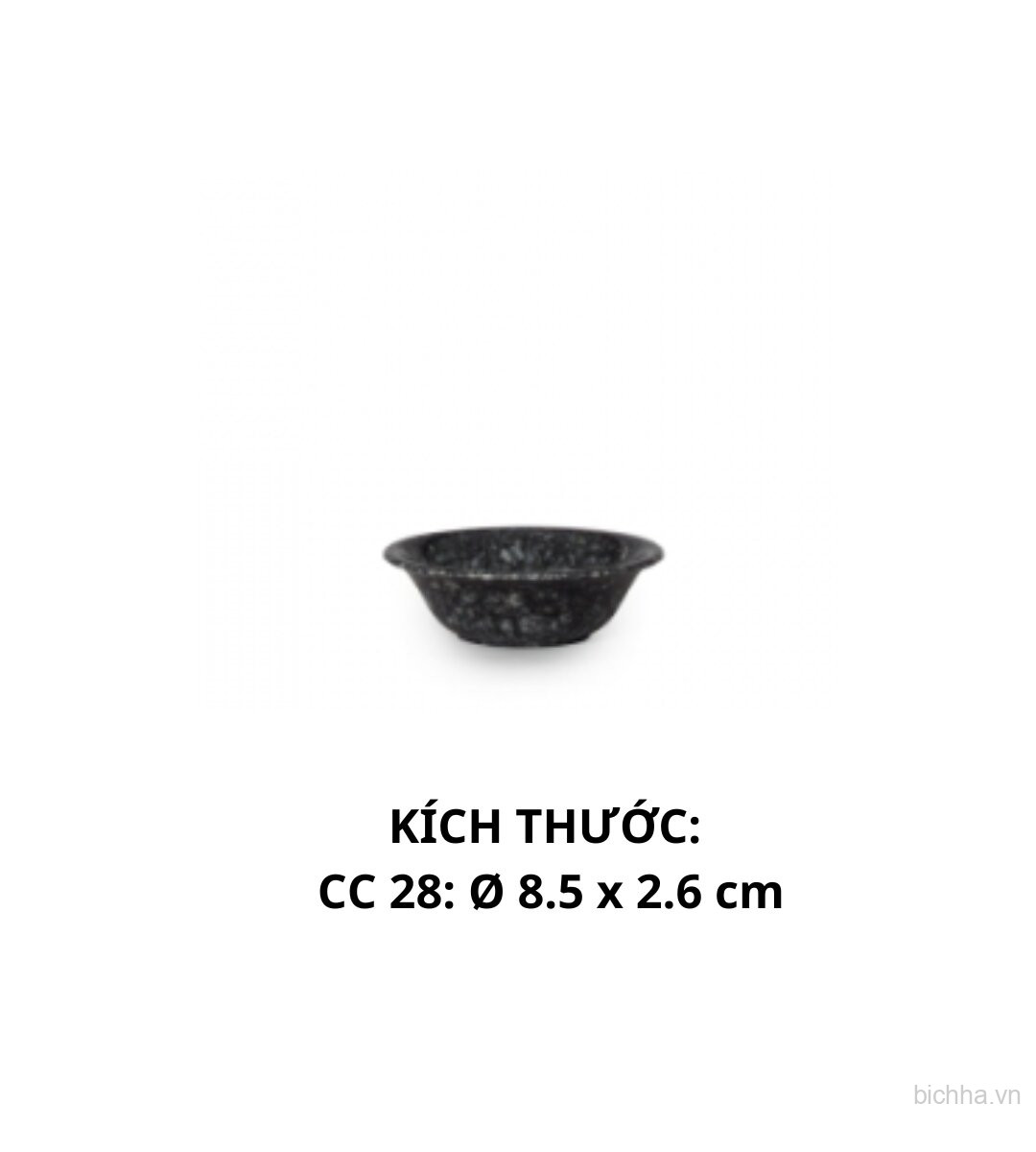 CC28 VD Chén Chấm CC 28 - VĐ Đen - FTC