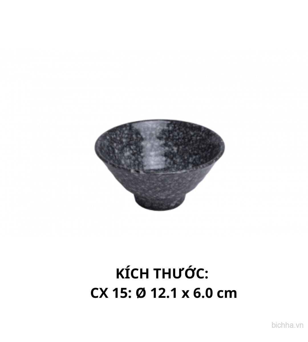 CX15 VD Chén CX 15 - VĐ Đen - FTC