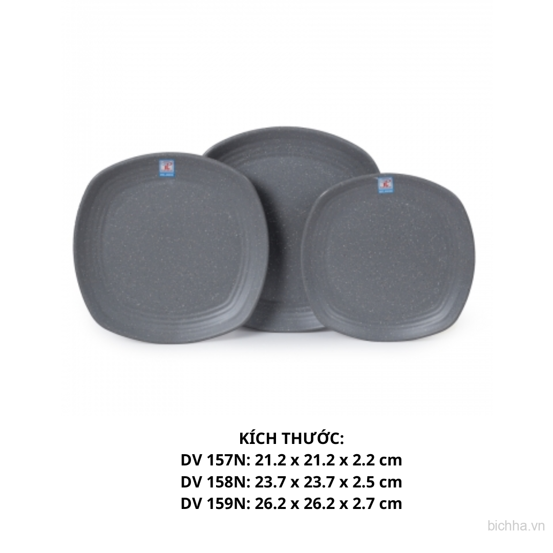 Dĩa Vuông Dv 159  - DV159 - Nhám Xám - FTC