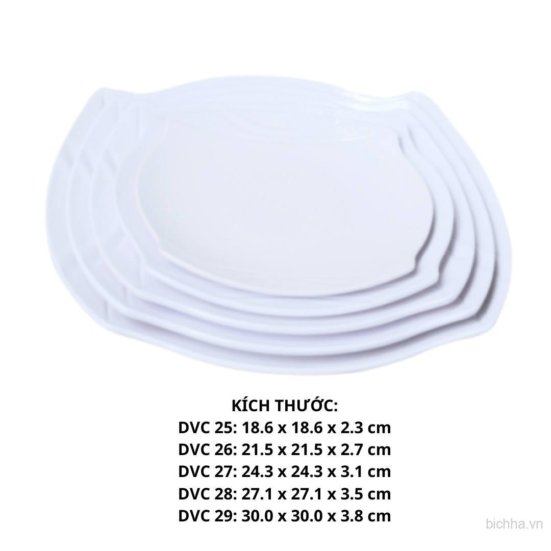 Dĩa Vuông Cạn Dvc 28 - Dvc28 -FTC