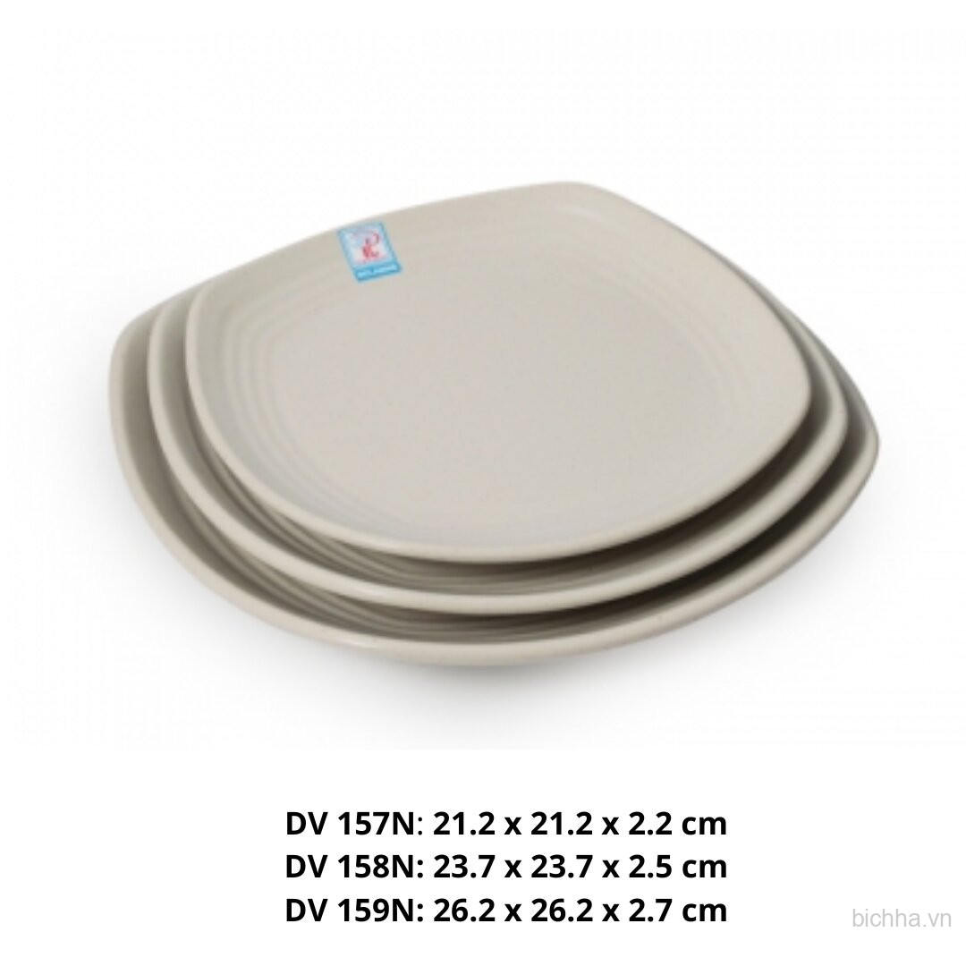 Dĩa Vuông Dv 158  - DV158 - Nhám Nâu - FTC