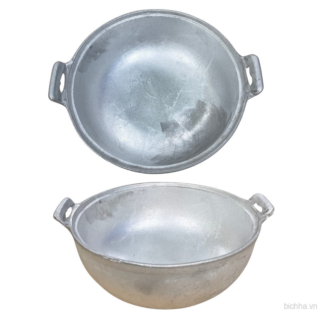 Tộ Gang Số 5 - 25Cm (Trắng Nắp Gang) - NH